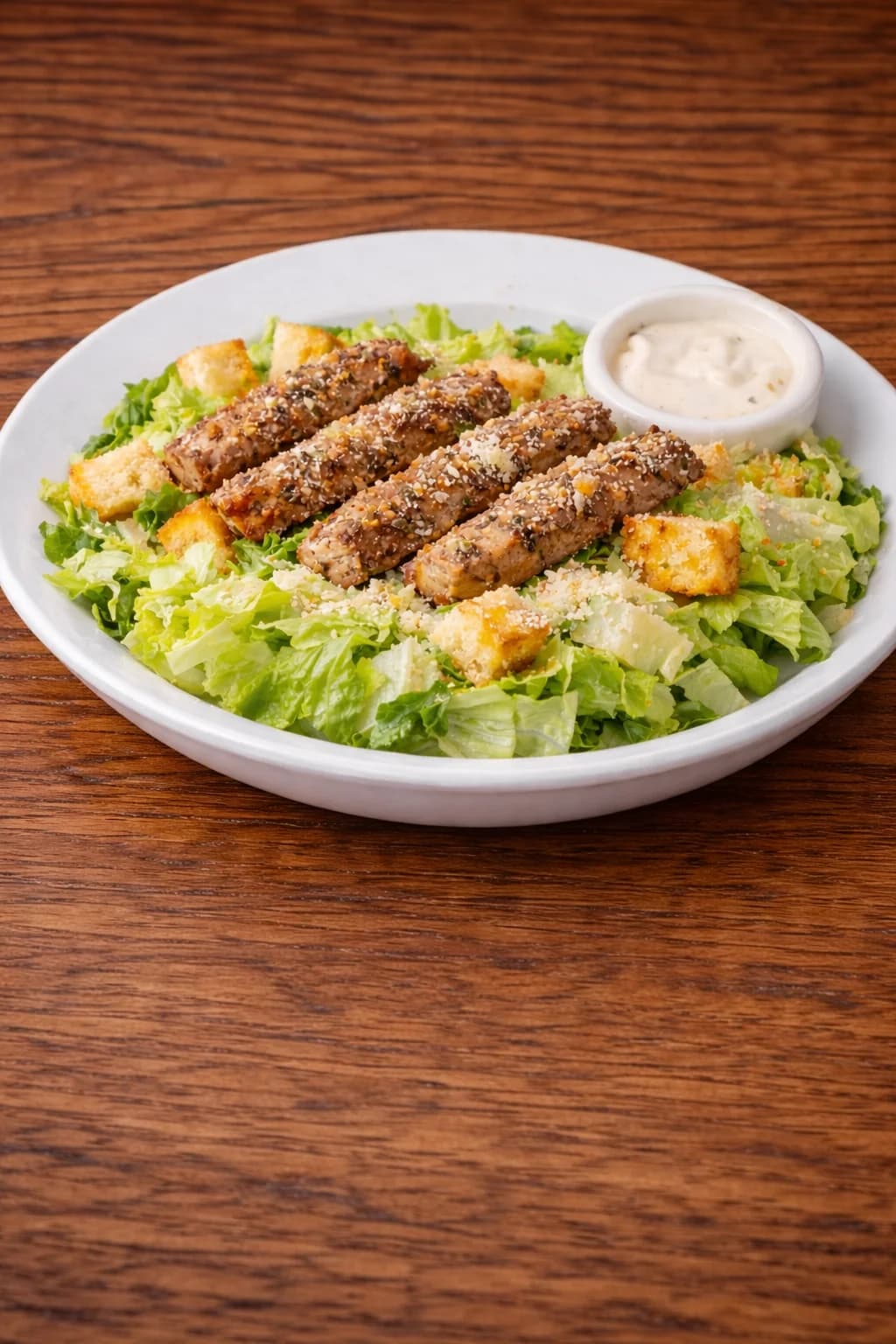 Lamb Caesar Salad (4 strips)